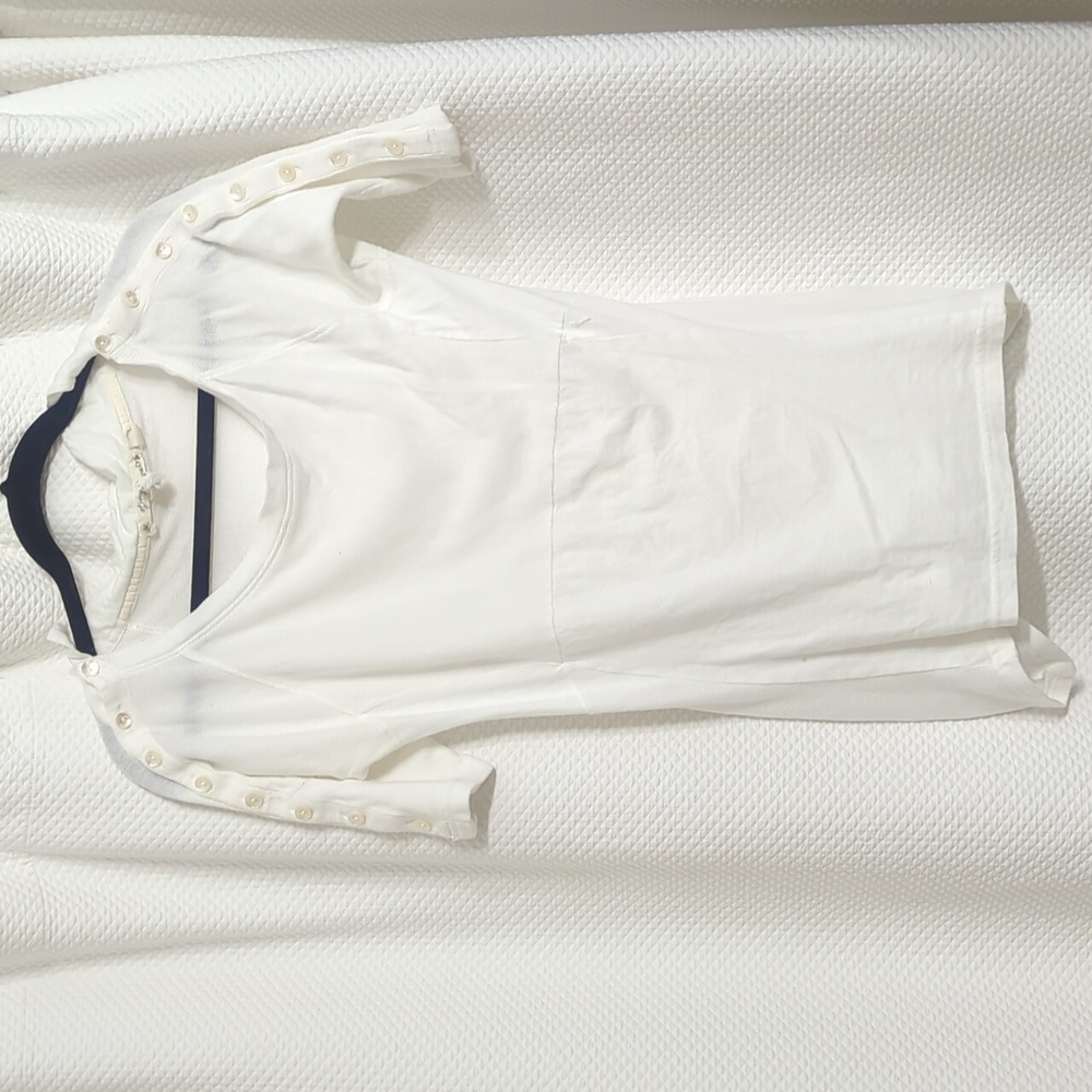 Living planet boho white top